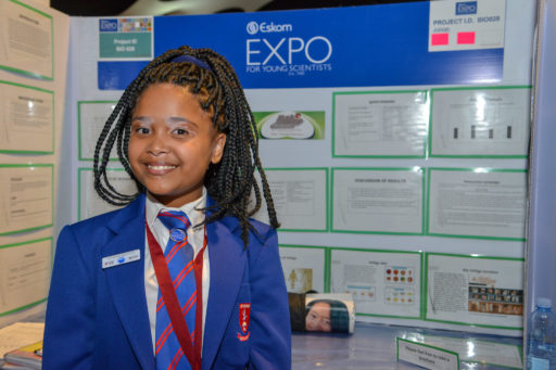Tamzhin Valentine represents South Africa in Broadcom MASTERS
