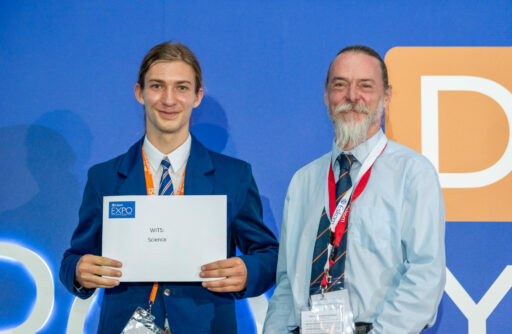 Young Cape Town Scientist earns partial bursary for innovating support services locator at Eskom Expo