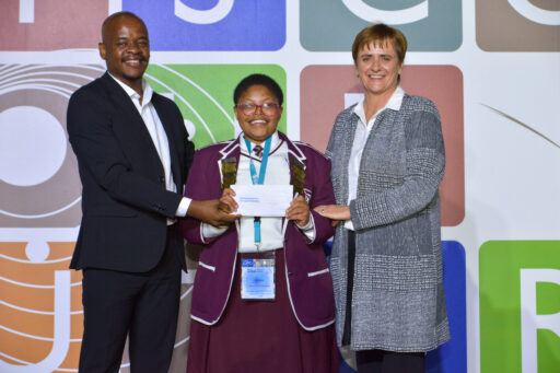Simesihle Khuzwayo bags two full bursaries at Eskom Expo ISF