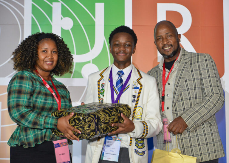 Hard work pays off as Tembisa young scientist earns three special honours at Eskom Expo ISF
